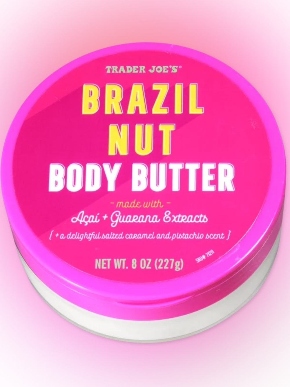 NWT Trader Joe's Brazil Nut Body Butter